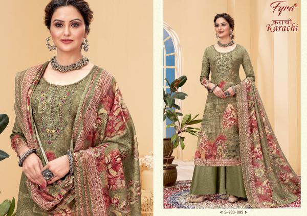 Fyra Karachi Regular Wear Soft Cotton Dress Material